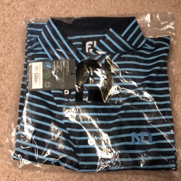 ✨Host Pick✨ NWT - FootJoy (FJ) Lisle 2-Color Stripe Self Collar - Picture 5 of 9